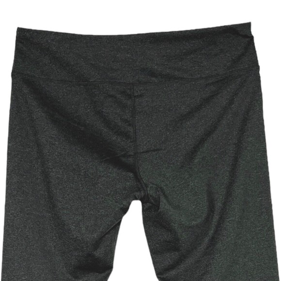 Reebok Women's Cropped Leggings Gray Pink Yoga‎ Capri Pant Logo Size Large - Picture 4 of 5